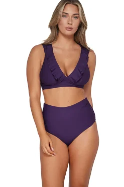 Willa Wireless Bralette Bikini Top (D+ Cup)