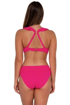 Willa Wireless Bralette Bikini Top (E-H Cup)