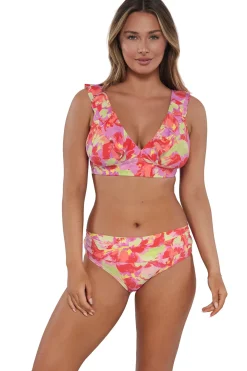 Willa Wireless Bralette Bikini Top (D+ Cup)