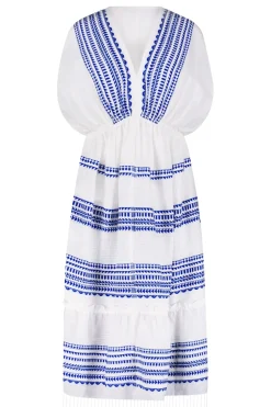 Yani Plunge Midi Dress