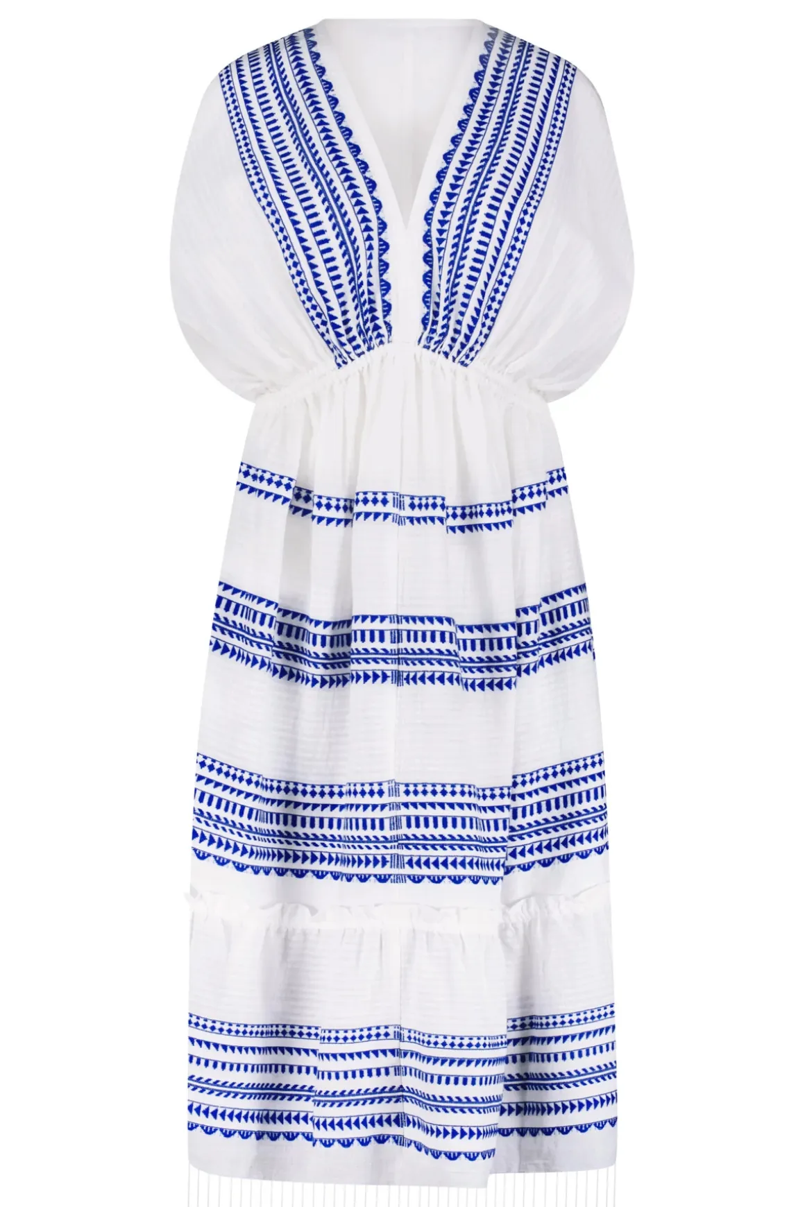 Yani Plunge Midi Dress