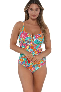 Zuri V-Wire Tankini Top (D+ Cup)